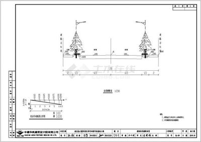 某市政道路工程(全长459.39米)设计cad全套施工图(含设计说明,含交通工程设计,含给水工程设计,含排水工程设计,含绿化工程设计,含照明工程设计)